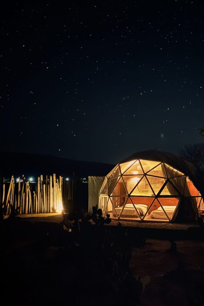 domos 360 raices mexico glampnig